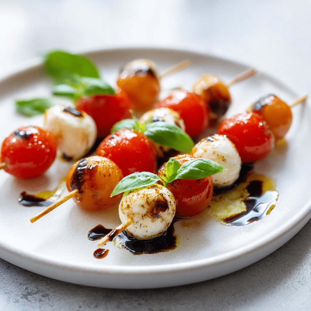 Mini Caprese Skewers Recipe - Recipe Image