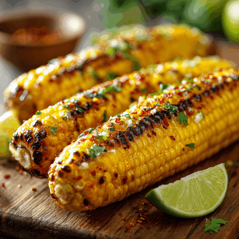 Charred Corn with Chili-Lime Butter Recipe