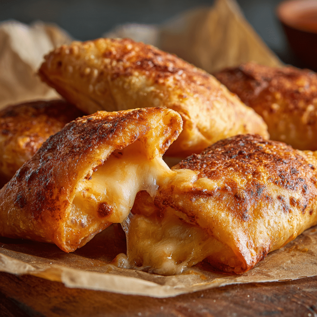 Cheesy Sausage-Stuffed Pizza Rolls Recipe - Recipe Image