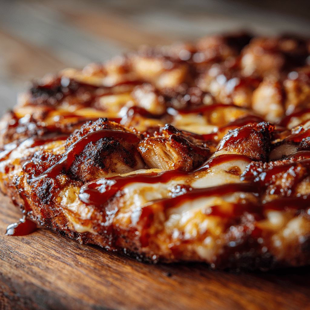 Spicy BBQ Chicken & Sausage Pizza Recipe - Recipe Image