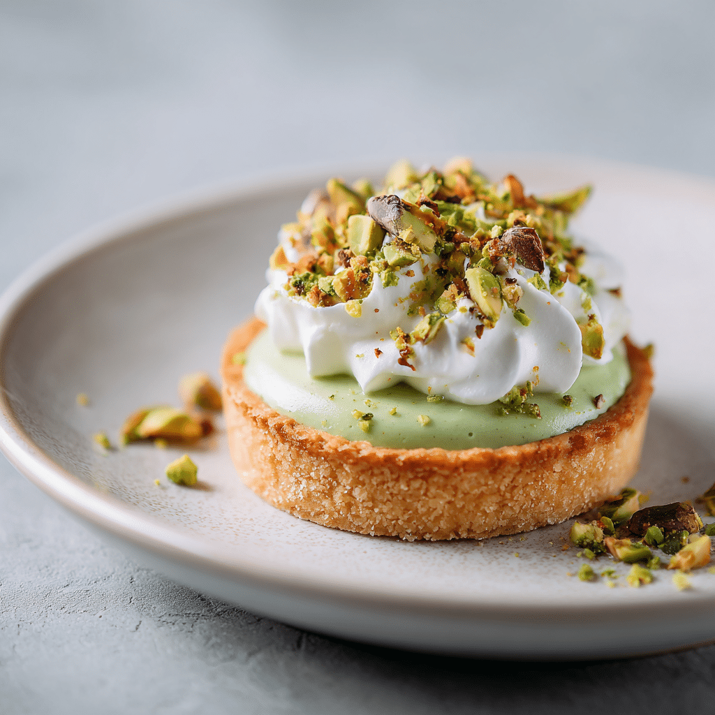 Pistachio Cream Tart Recipe - Recipe Image