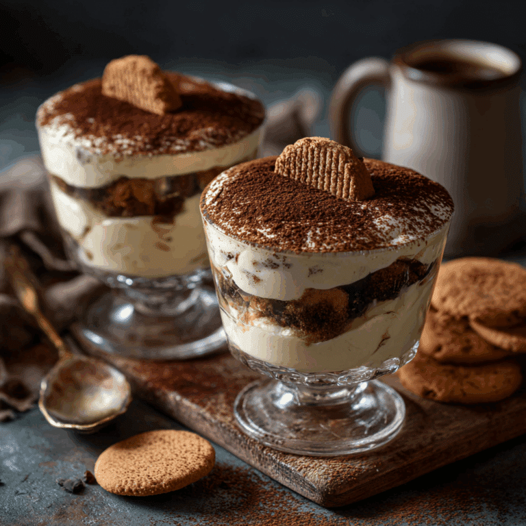 Mocha Tiramisu Cups Recipe