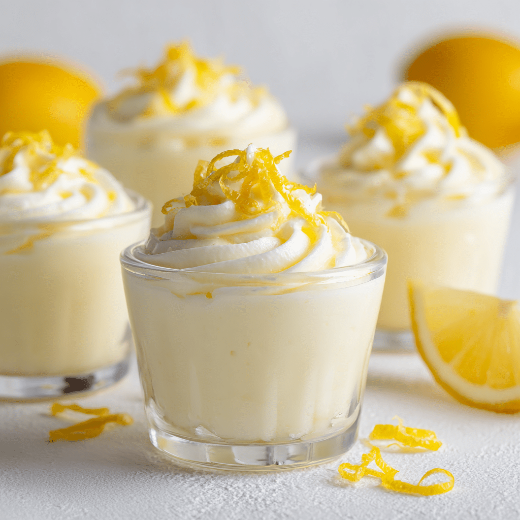 Lemon Cream Dessert Cups Recipe