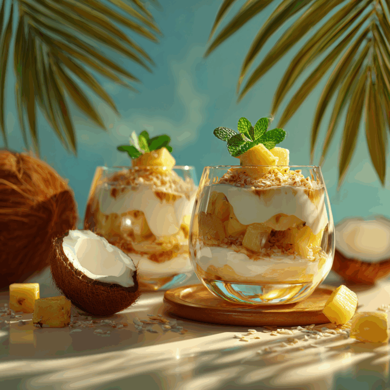 Coconut & Pineapple Dream Cups Recipe