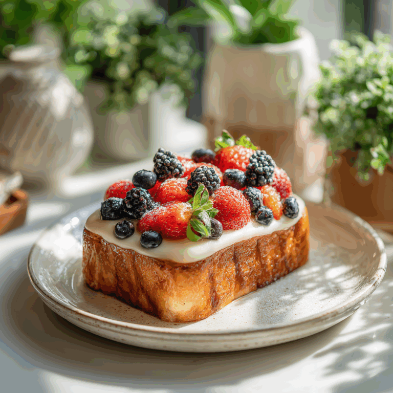 Yogurt Custard Toast