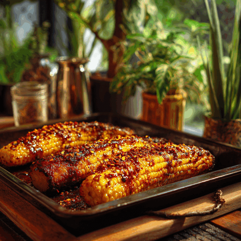Honey Butter Corn Ribs