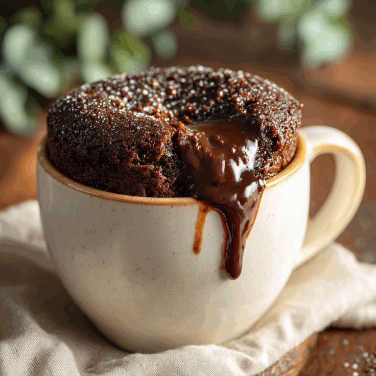 Chocolate Lava Mug Cake
