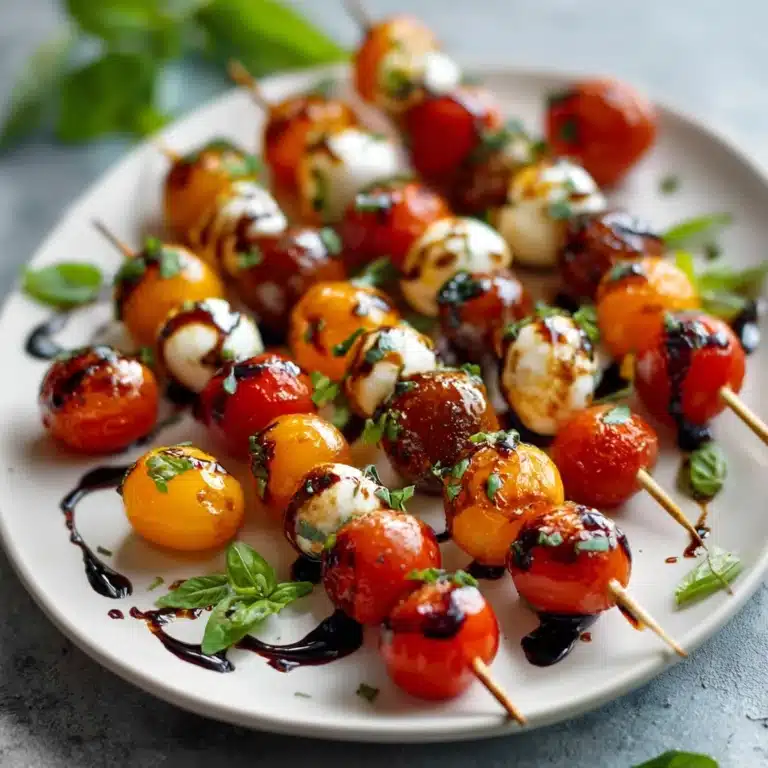 Caprese Salad Skewers Recipe