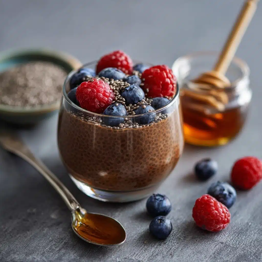 Dark Chocolate Chia Pudding Recipe - Recipe Image