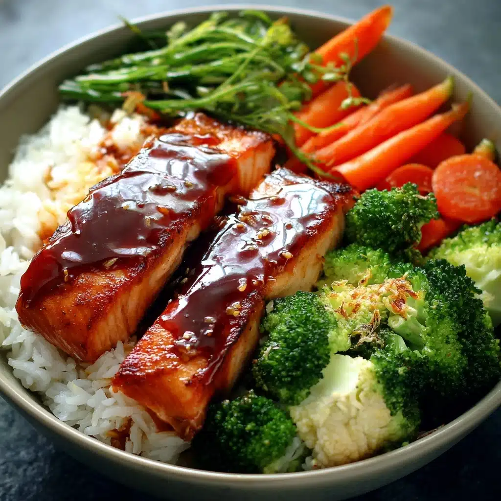 Teriyaki Salmon Bowls Recipe - Recipe Image