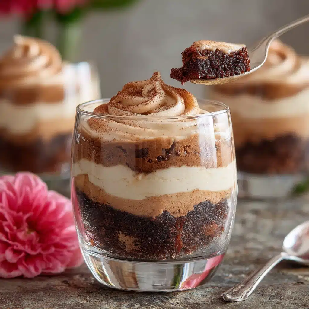 Tiramisu Brownie Parfait Recipe