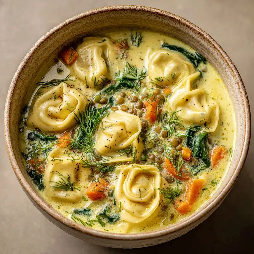 Dill and Lentil Tortellini Soup Recipe