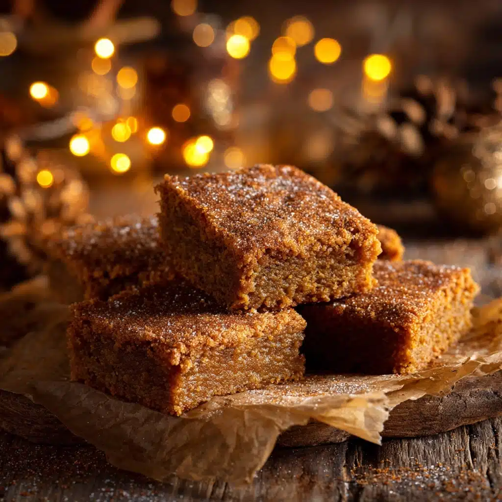 Gingerbread Blondie Bars Recipe - Recipe Image
