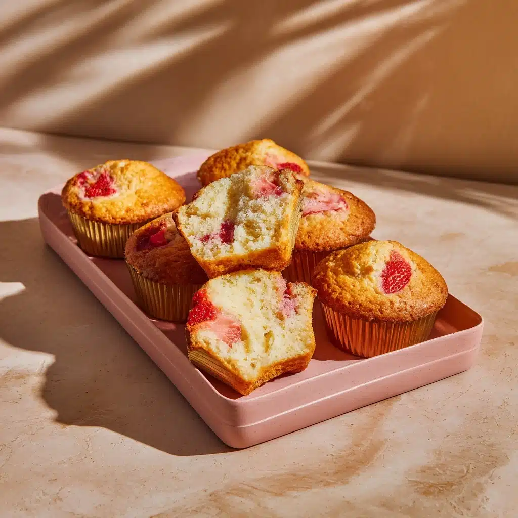Strawberry Yogurt Muffins Recipe - Recipe Image
