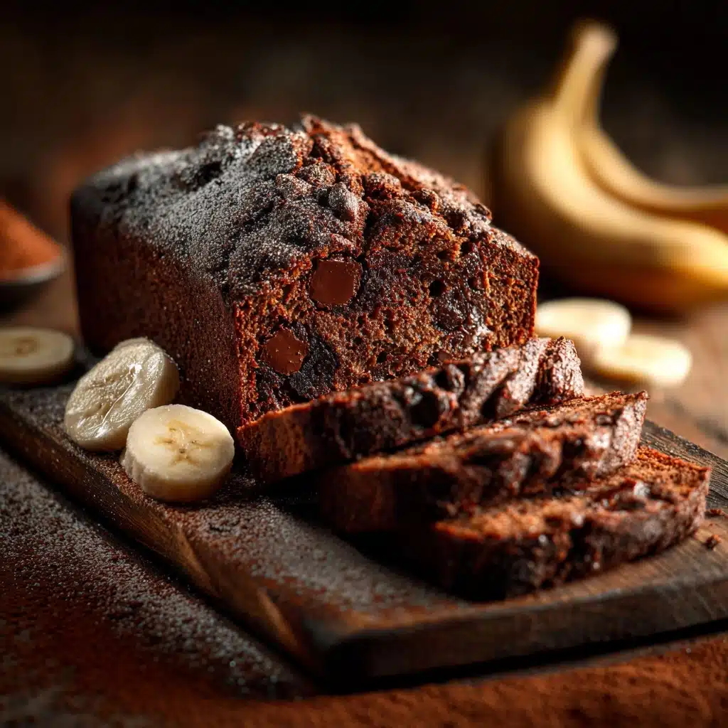 Dark Chocolate Banana Loaf Recipe - Recipe Image