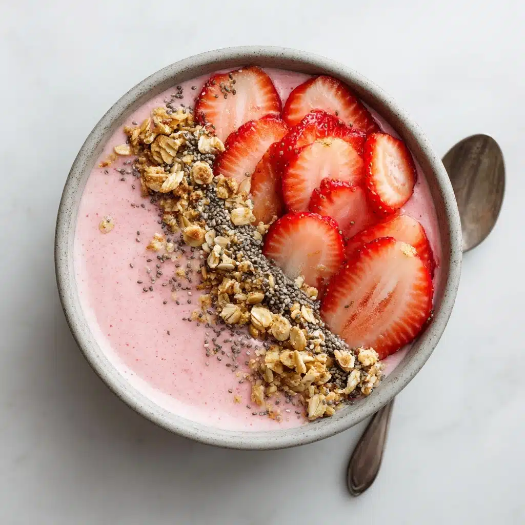Oat & Strawberry Smoothie Bowl Recipe - Recipe Image