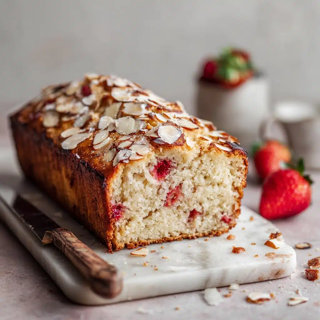 Strawberry Almond Breakfast Loaf Recipe - Recipe Image