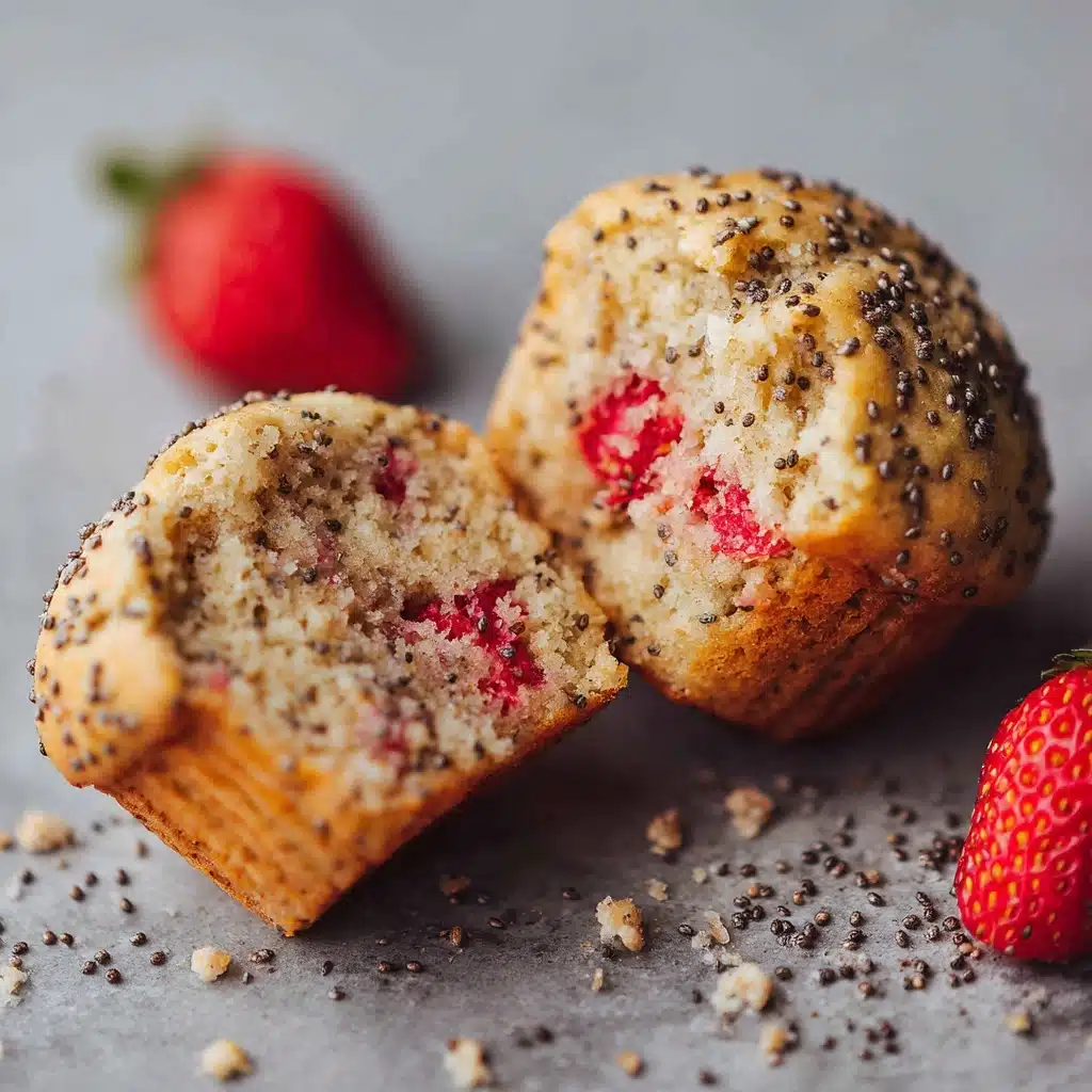 Strawberry Chia Muffins Recipe - Recipe Image