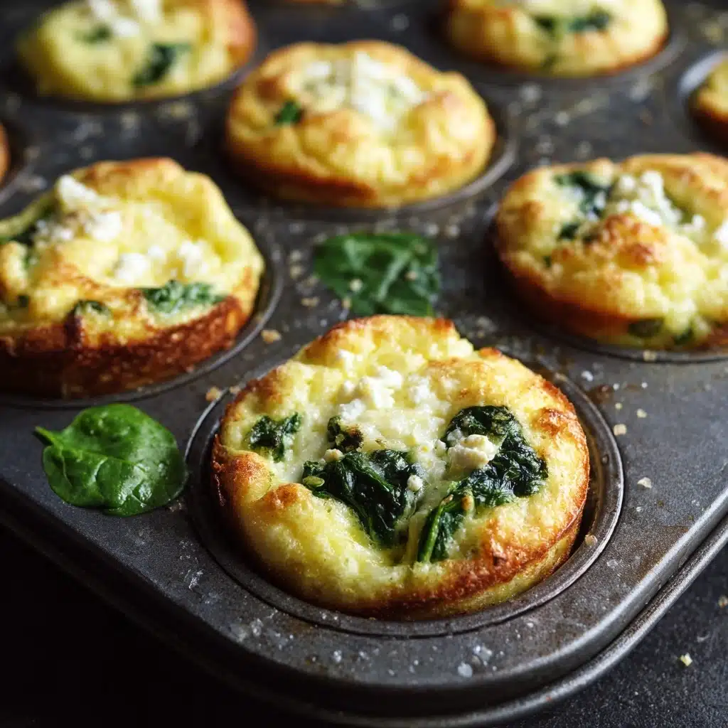 Savory Spinach & Feta Egg Muffins Recipe - Recipe Image