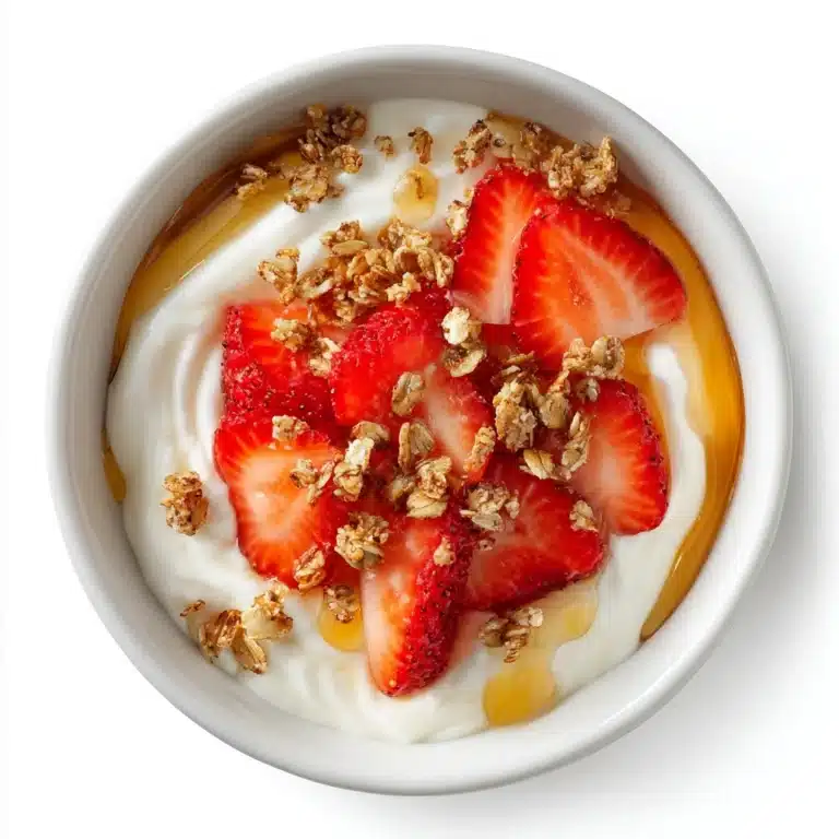 Cottage Cheese Strawberry Bowl Recipe