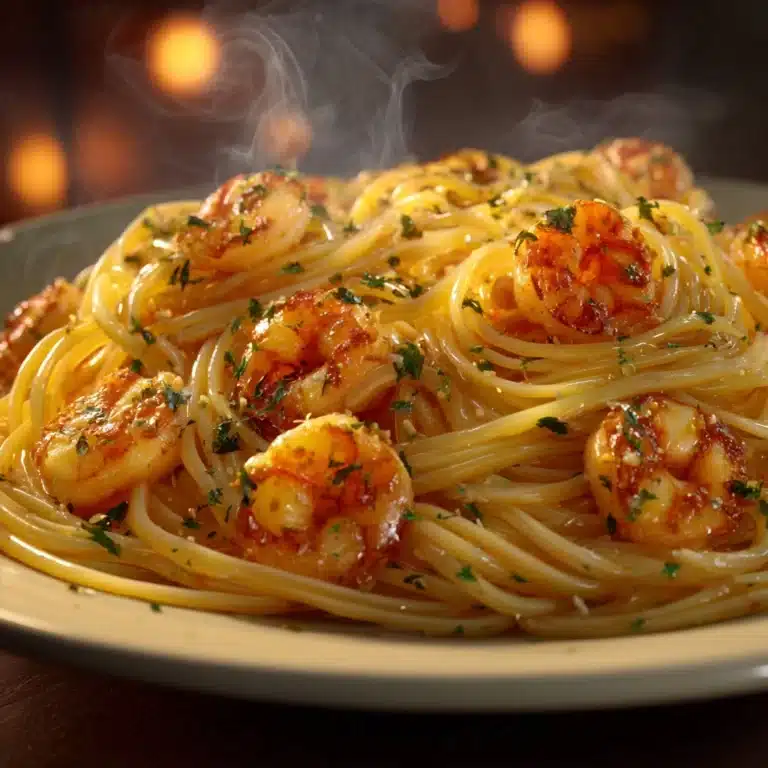 Garlic Butter Shrimp Pasta Recipe