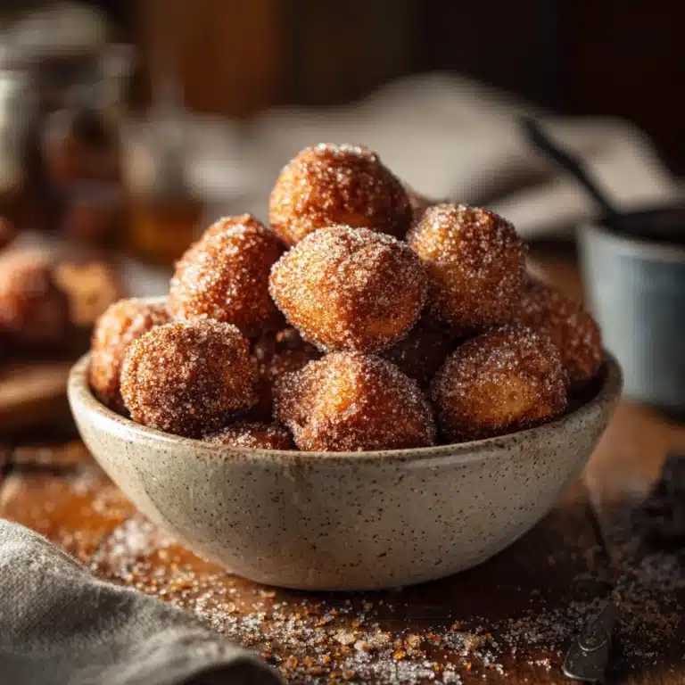 Cinnamon Sugar Donut Holes Recipe