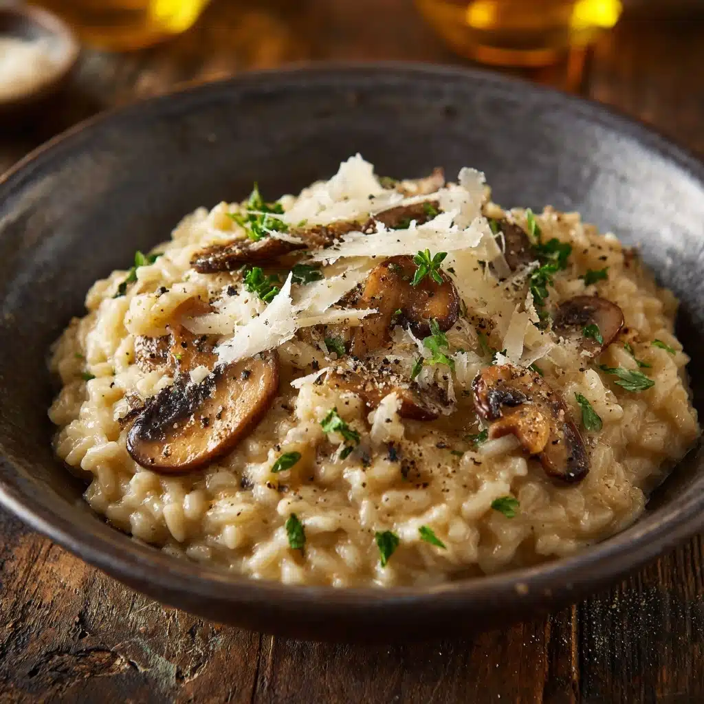 Creamy Mushroom Risotto Recipe - Recipe Image