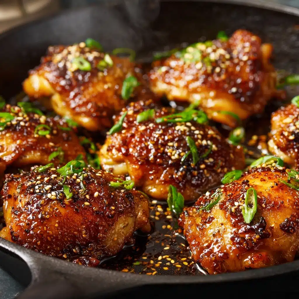 Honey Garlic Chicken Thighs Recipe - Recipe Image