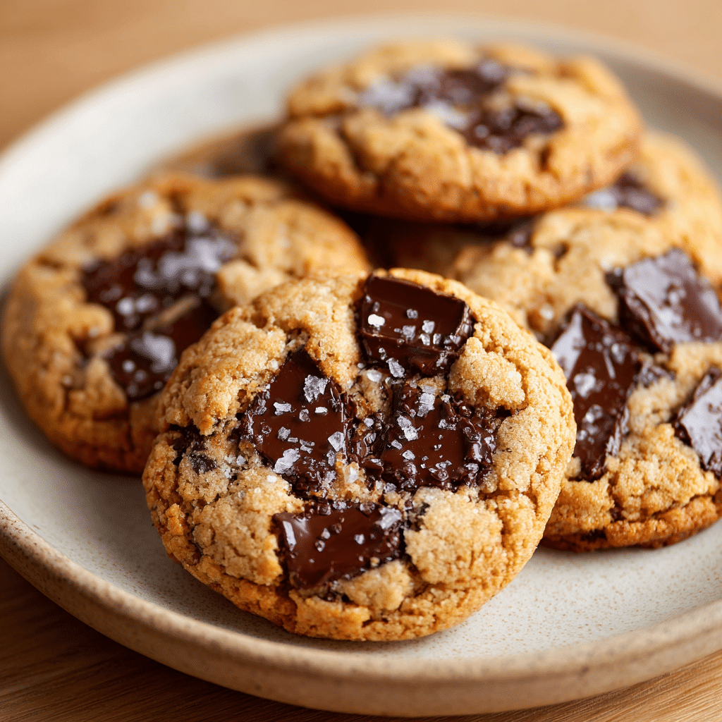 Brown Butter Chocolate Chunk Cookies with Sea Salt
 - Recipe Image