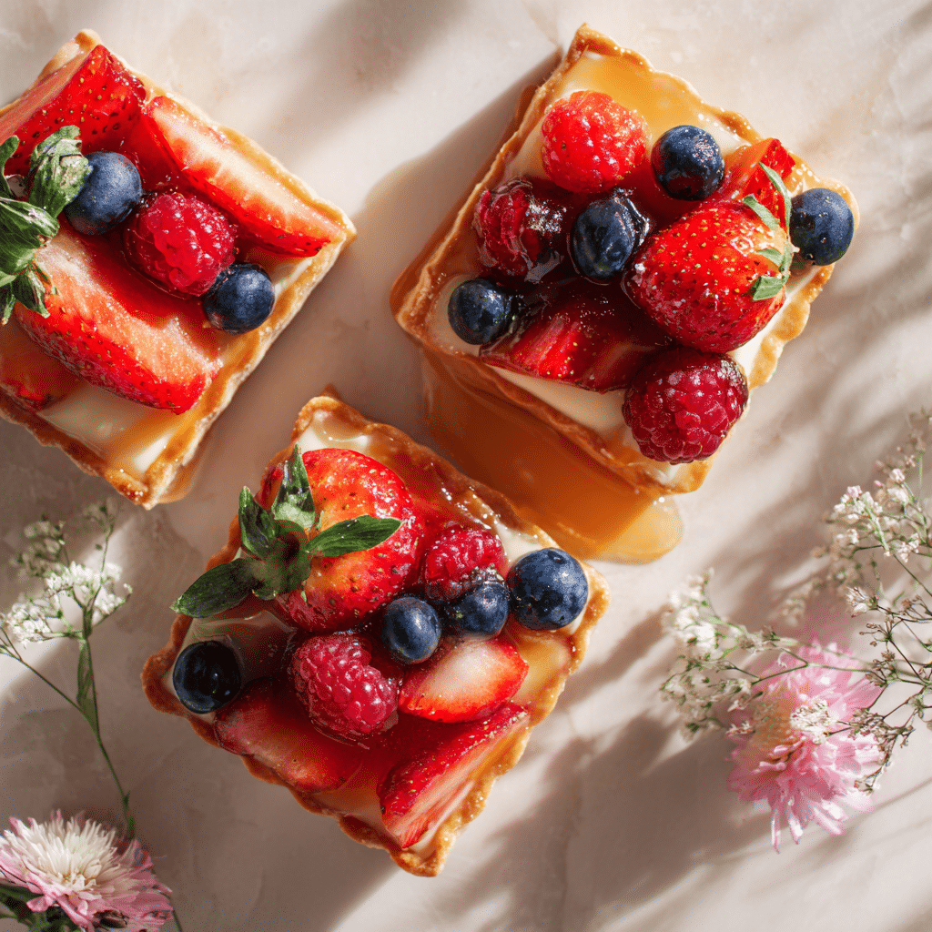 Mini Berry Mascarpone Tartlets - Recipe Image