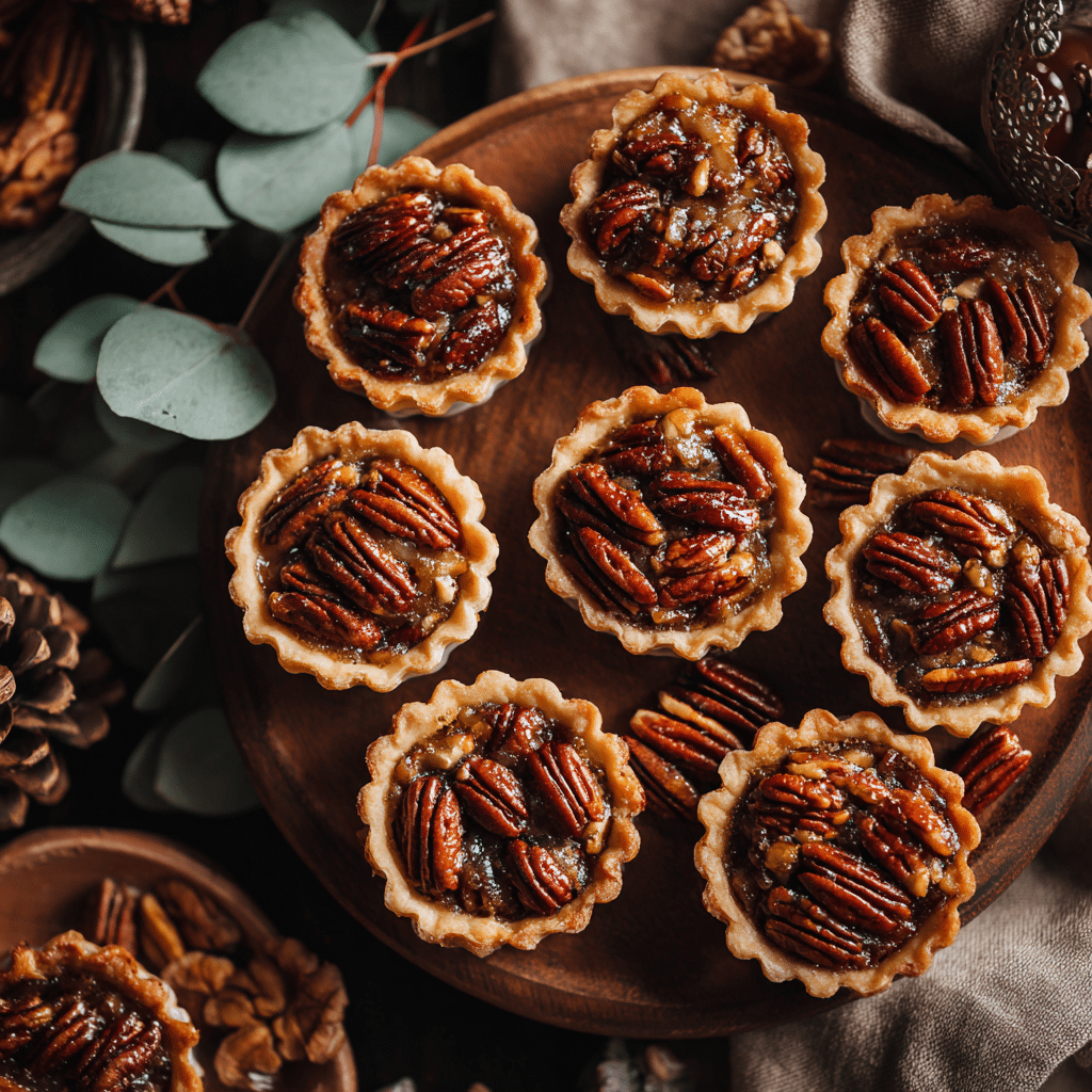 Mini Pecan Pie Tartlets - Recipe Image