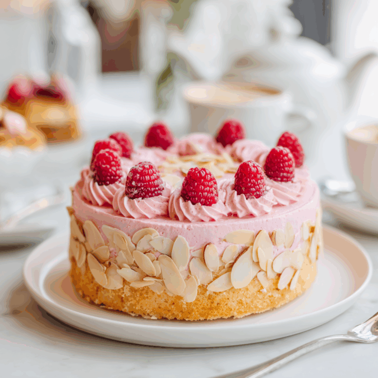 Vegan Raspberry Almond Cake Recipe