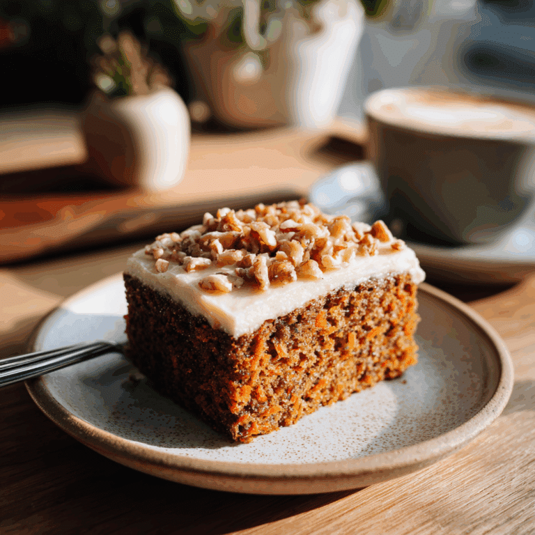 Vegan Carrot Cake with Cashew Frosting Recipe