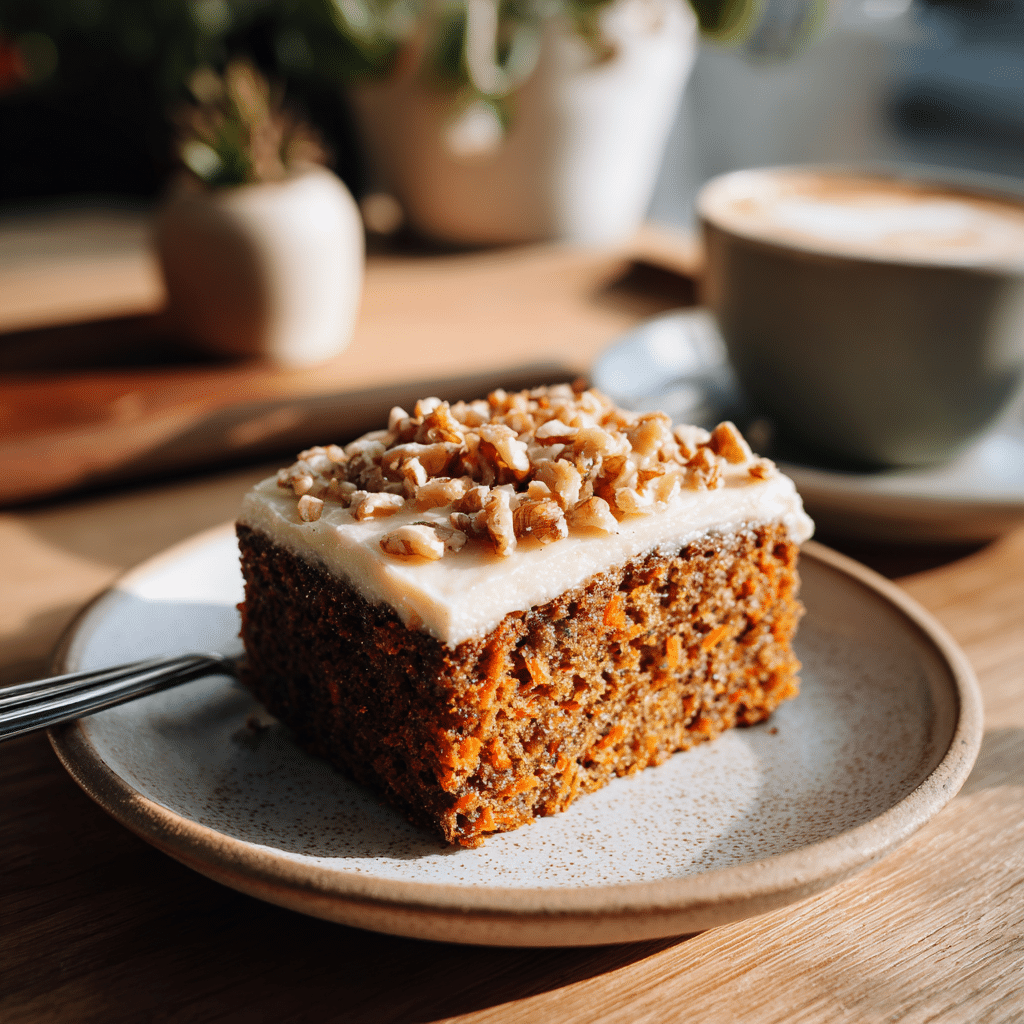 Vegan Carrot Cake with Cashew Frosting Recipe