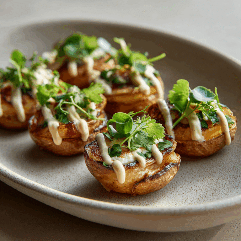 Vegan Crispy Potato Skins with Cashew “Cheese” & Chives Recipe