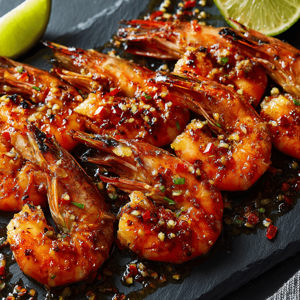 Spicy Grilled Shrimp with Chili-Lime Butter Recipe