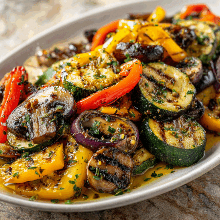 Mediterranean Vegetable Grill Platter Recipe