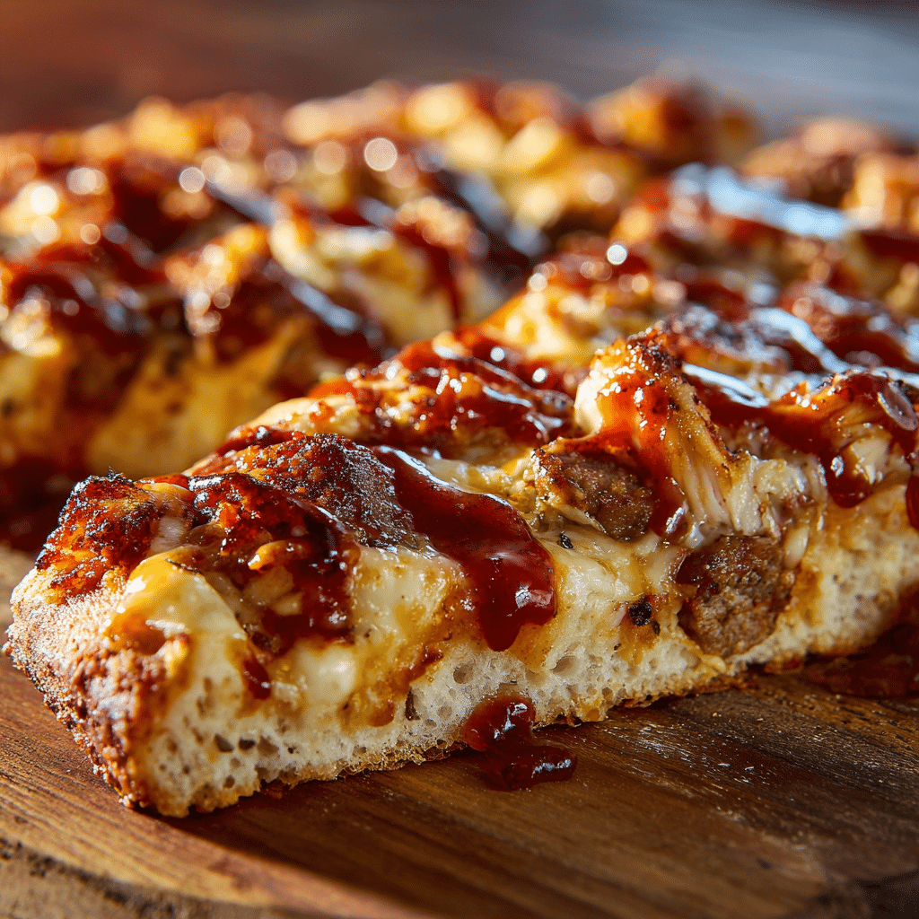 Spicy BBQ Chicken & Sausage Pizza Recipe - Recipe Image