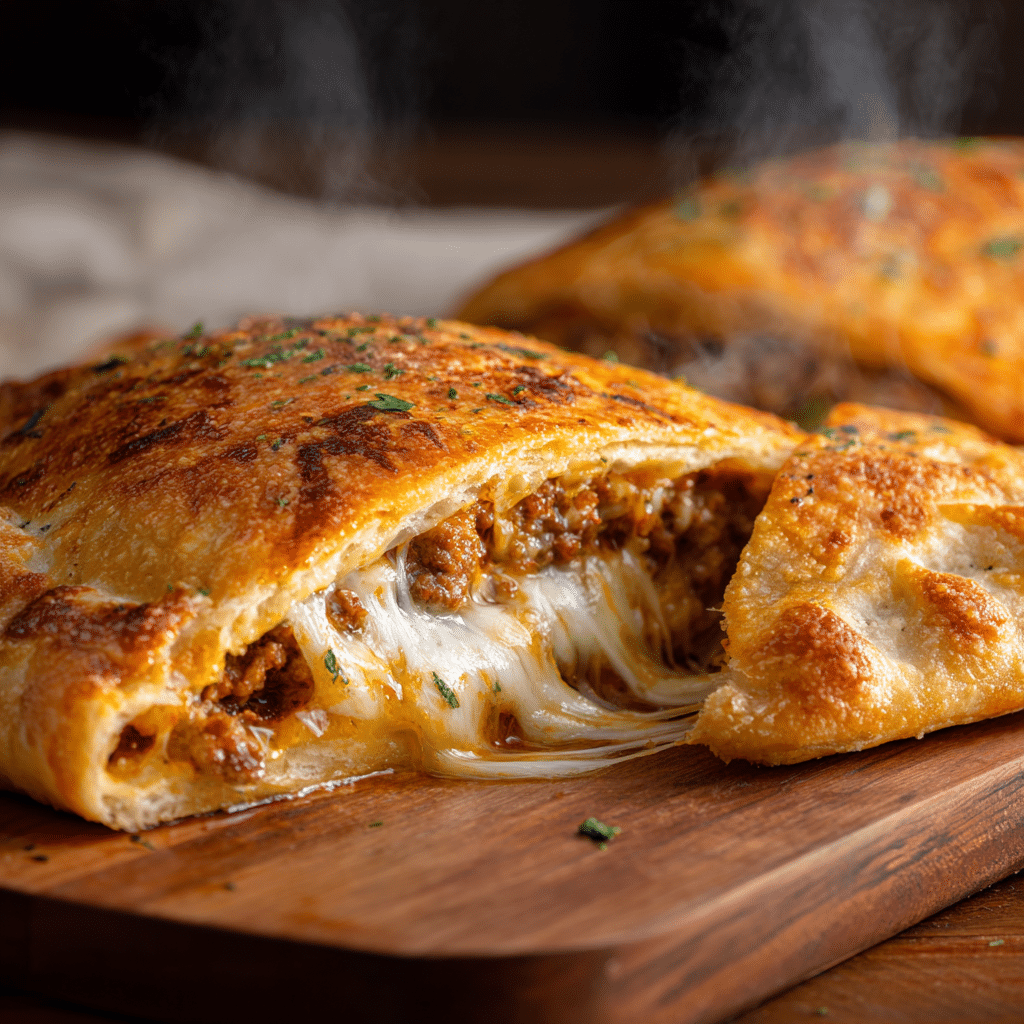 Sausage & Cheese-Stuffed Calzone Recipe
