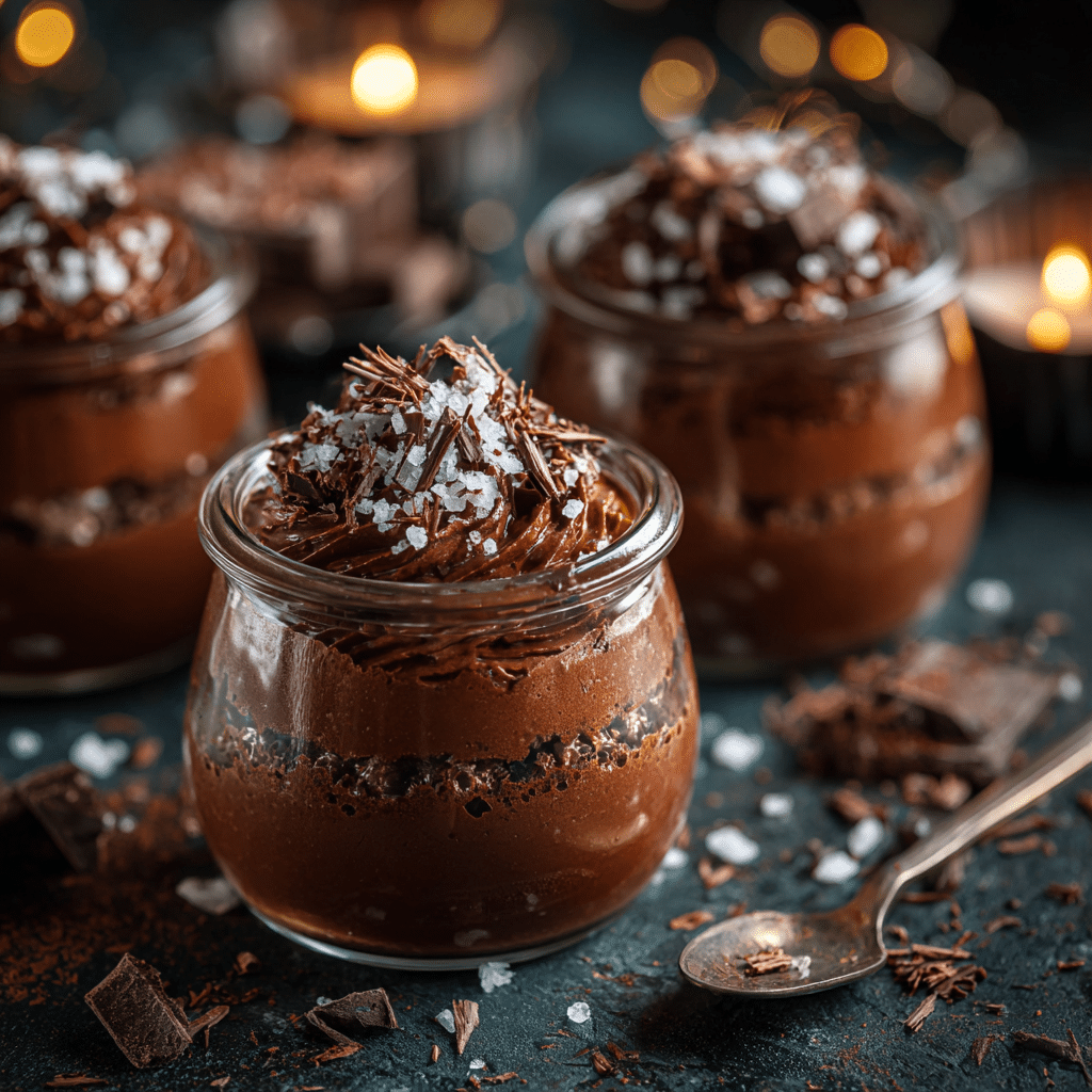 Chocolate Mousse with Sea Salt Recipe - Recipe Image