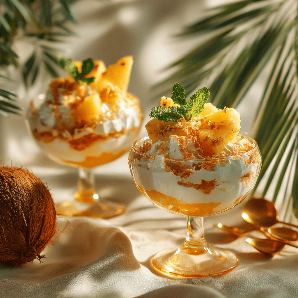 Coconut & Pineapple Dream Cups Recipe - Recipe Image