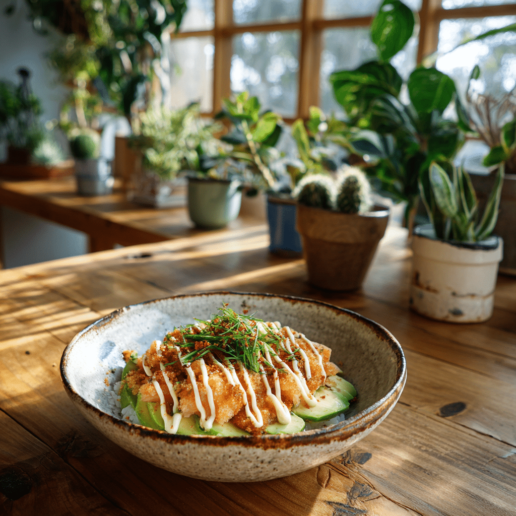 Crispy Rice Salmon Bowl - Recipe Image