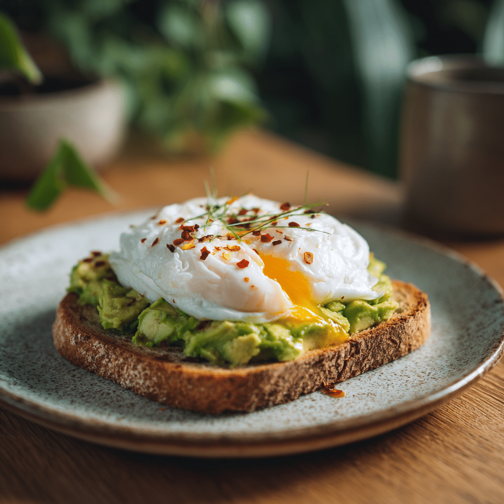 Avocado Toast with Poached Egg - Recipe Image