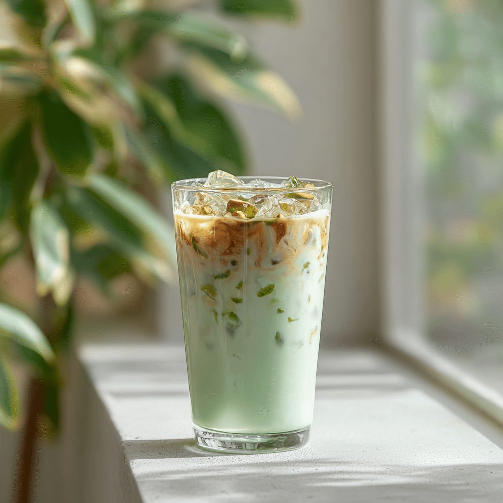 Pistachio Iced Latte