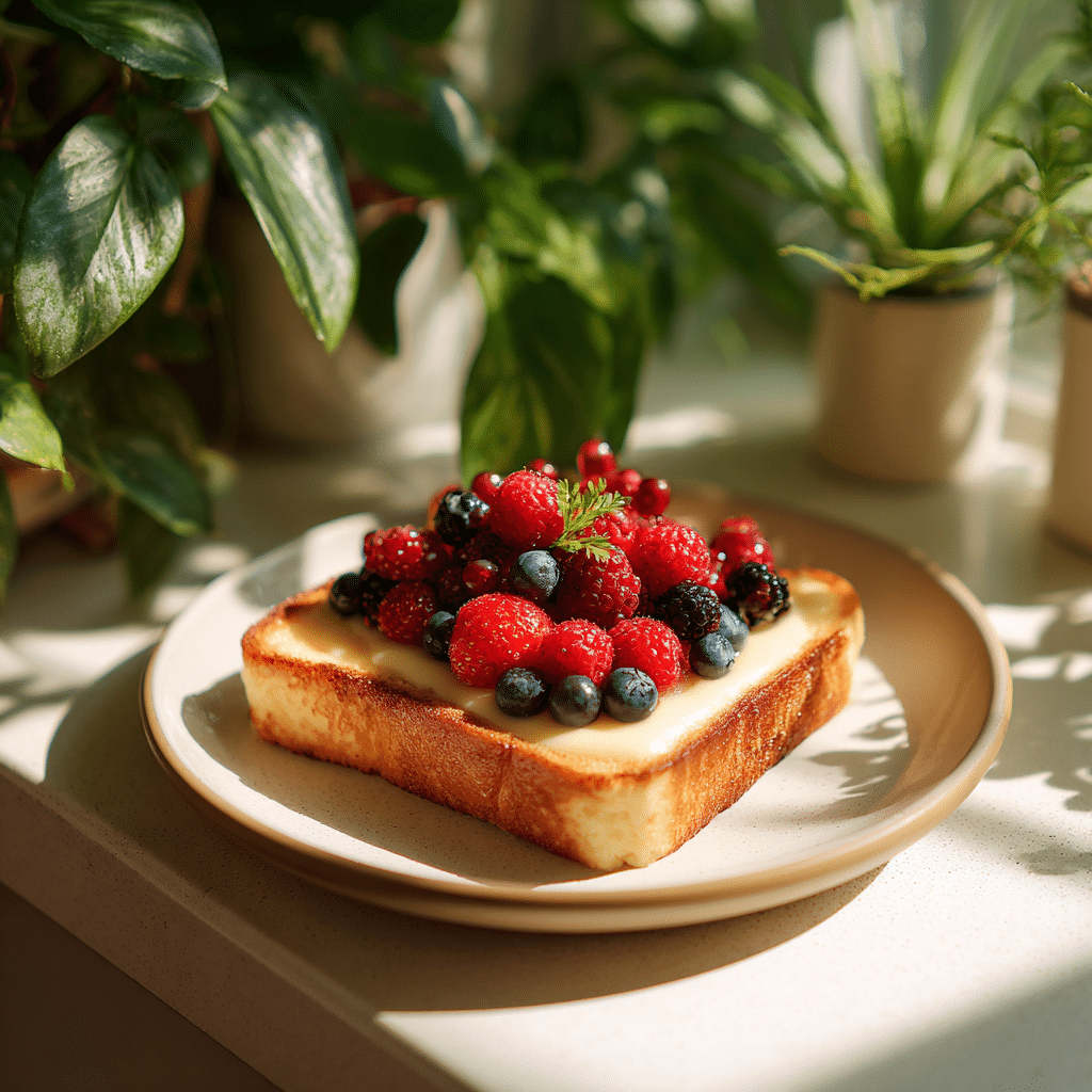 Yogurt Custard Toast - Recipe Image