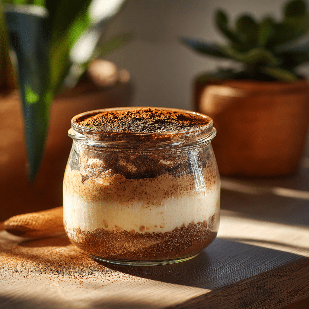 Tiramisu Overnight Oats - Recipe Image