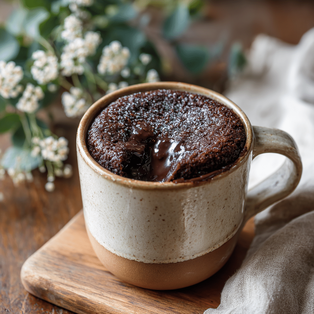 Chocolate Lava Mug Cake - Recipe Image