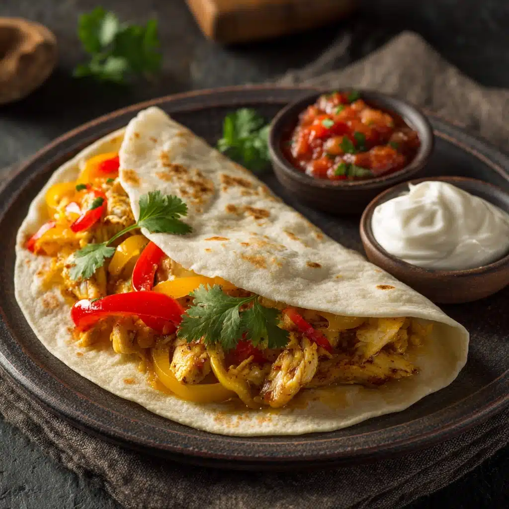 Chicken Fajitas with Bell Peppers Recipe - Recipe Image