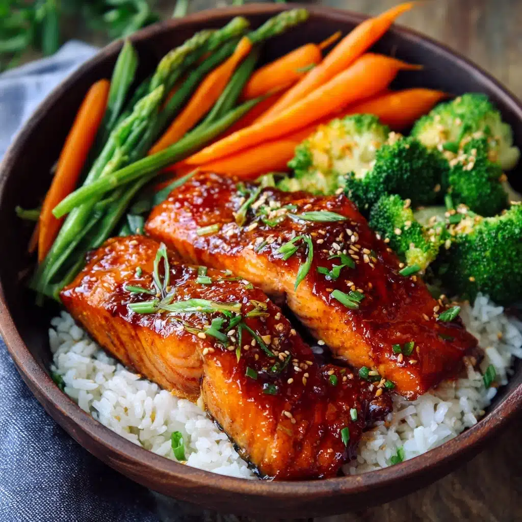 Teriyaki Salmon Bowls Recipe - Recipe Image