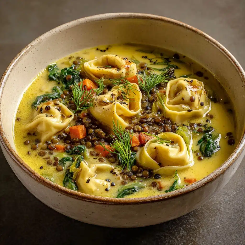 Dill and Lentil Tortellini Soup Recipe - Recipe Image
